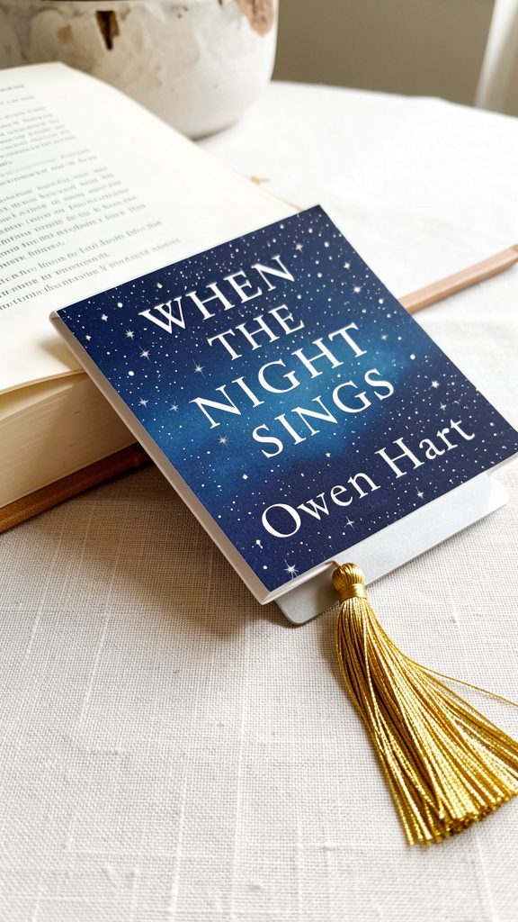Bookmark in an open book